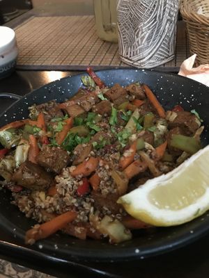 Seitan à little too slaty at Veda House - Sofia in Sofia