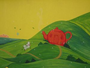 HappyCow, goes for a tea:) at Veda House - Sofia in Sofia