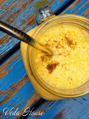 Mango lassi @ Veda House. at Veda House - Sofia in Sofia