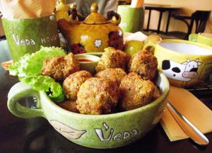 Buckwheat spicy balls - vegan at Veda House - Sofia in Sofia