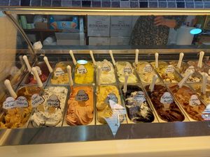 i gusti vegani (quelli con scritto NO LATTE) at Un Sacco Buono in Viterbo