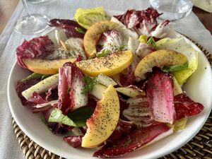 Salad (starter)  at Sa Punta in Menorca