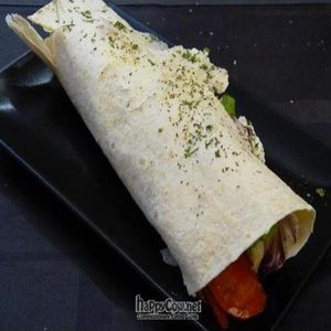 Vegetarian burrito (or vegan without cheese) at Los Delirios del Quijote in Logrono