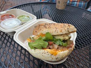 Build-your-own sandwich! Delicious!!!😋   at Catalina Coffee & Cookie Co in Santa Catalina Island