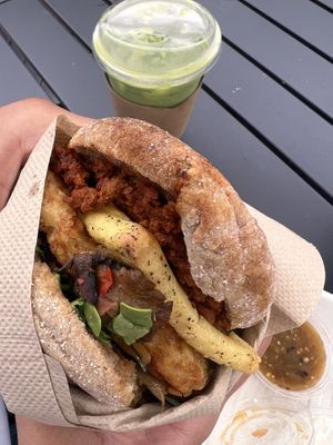 B fast sando   at Catalina Coffee & Cookie Co in Santa Catalina Island