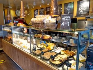 Counter at Parsons Bakery in Ross-on-wye