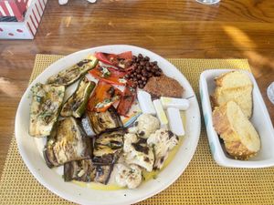 Dalmatian style vegetables  at Konoba Didova Kuća in Simuni