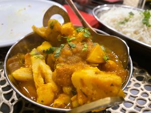 Aloo gobi at Sunny Restaurant in Eupen