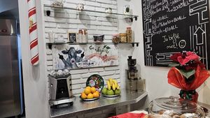 Not everything is vegan despite this sign at Fabrika in Tirana