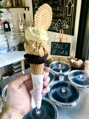 The whole cone  at Fabrika in Tirana