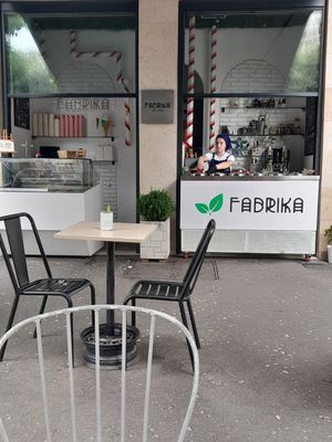 Ice cream heaven. at Fabrika in Tirana