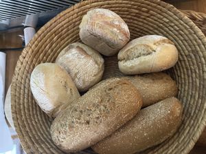 Vegane Brötchen hmmmm!!!!! at Hof zur Sonne in Kluis