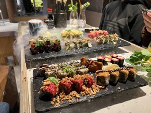 Vegan plate at Berger Streetfood in Frankfurt