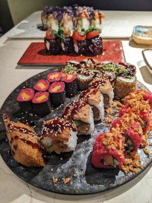 vegan sushi at Berger Streetfood in Frankfurt