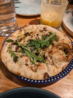 Truffle naan at Little Andaman in Barcelona