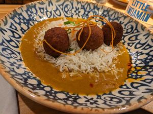 Vegan option for daily menu at Little Andaman in Barcelona