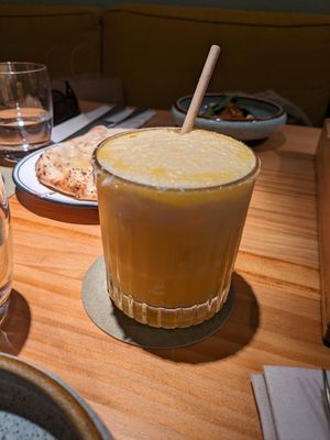 Mango and coconut soda at Little Andaman in Barcelona