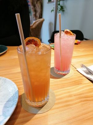 Iced teas at Little Andaman in Barcelona