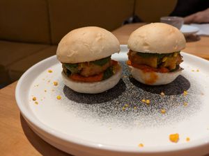 Spiced mini falafel at Little Andaman in Barcelona