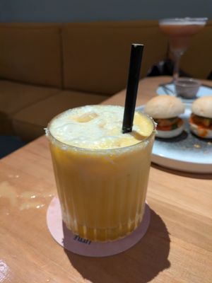 Mango coconut soda at Little Andaman in Barcelona