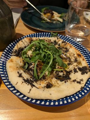 Truffle naan at Little Andaman in Barcelona