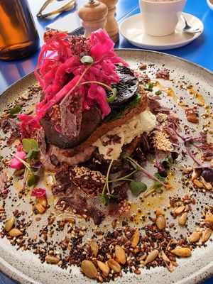 Vegan mushroom at Kneads All Day in Hobsonville