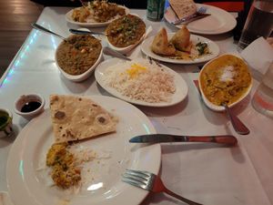Samosas and yello dal were our favorites at Shangrila Himalayan Kitchen in South Lake Tahoe