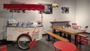 interior at Pinolo Gelato in Portland