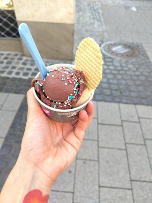 Biscoff, Blackberry-chocolate, sprinkles ✨ at Palazzo Sandro in Kaiserslautern
