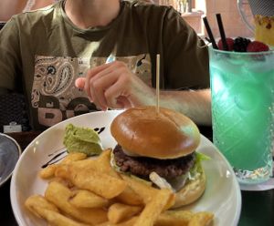 Vegan Burger   at El Patio in Mallorca