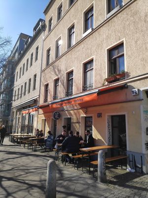 Restaurant from outside at CÀI Kitchen Berlin in Berlin