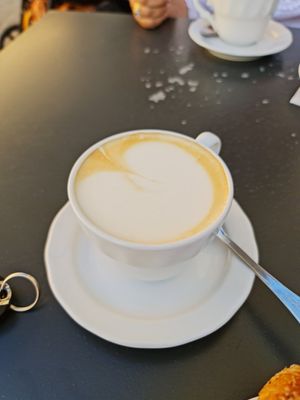 Soya cappuccino at Turreno Caffé in Perugia