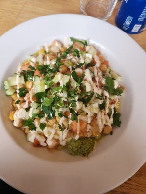 Jabel fresh at Reggev Hummus Södermalm in Stockholm