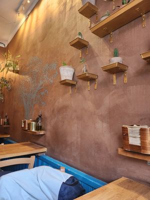 Restaurant at Reggev Hummus Södermalm in Stockholm