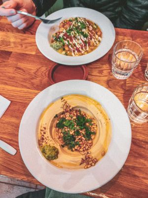  at Reggev Hummus Södermalm in Stockholm