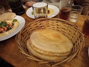  at Reggev Hummus Södermalm in Stockholm