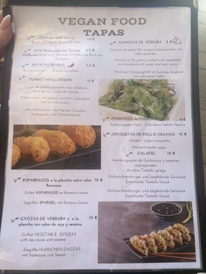 Vegan Tapas  at Sarten in Mallorca