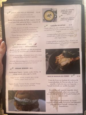 Vegan Mains  at Sarten in Mallorca