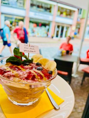 Overnight Oats, vegan at Kostbar in Miltenberg