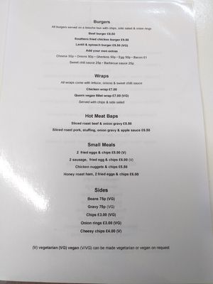 Couple of lunch options too. at The Lunchbox in Barmouth