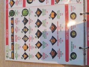 Menu2 at Full Moon Express in The Hague