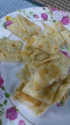 Banana pancake vegan at Jasmine in Pakse