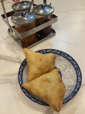 Samosa’s  at Jasmine in Pakse