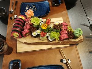 Sakura vegan combi at Nobu Sushi in Leuven