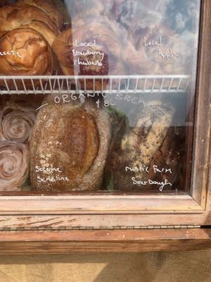 Vegan Bread Options (Sesame and Rustic Sourdough) at Bethlehem Farmers' Market in Bethlehem