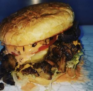 Wholly Mother Burger at Wholly Mother Vegan in Los Angeles