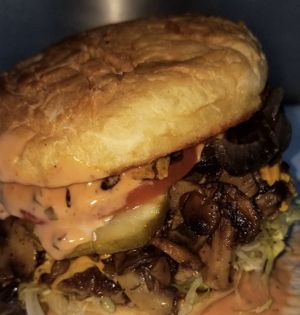 Wholly Mother Burger at Wholly Mother Vegan in Los Angeles