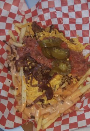 Wholly Mother Loaded Fries at Wholly Mother Vegan in Los Angeles