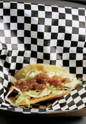 Taco at Wholly Mother Vegan in Los Angeles