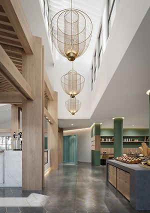 Restaurant ambiance  at Taste of Beauty in Fountain Valley